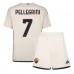 Tanie Strój piłkarski AS Roma Lorenzo Pellegrini #7 Koszulka Wyjazdowej dla dziecięce 2023-24 Krótkie Rękawy (+ szorty)